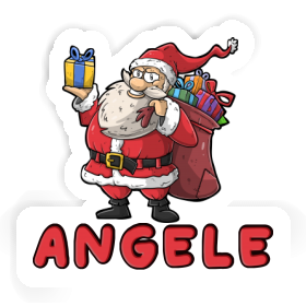 Sticker Angele Santa Claus Image