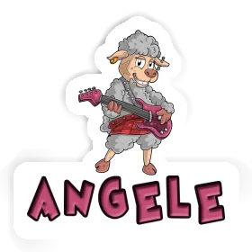 Sticker Guitarist Angele Image