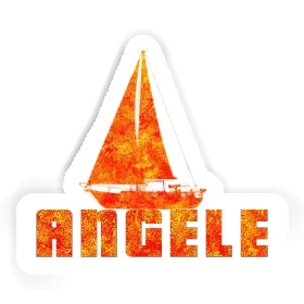 Angele Sticker Sailboat Image