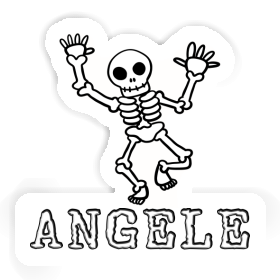 Sticker Angele Skeleton Image