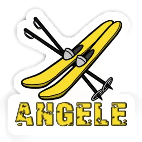 Angele Sticker Ski Image