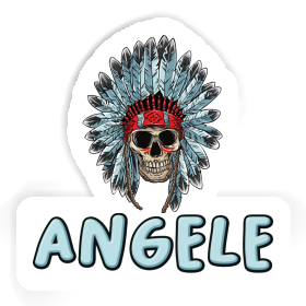 Sticker Angele Indian Image