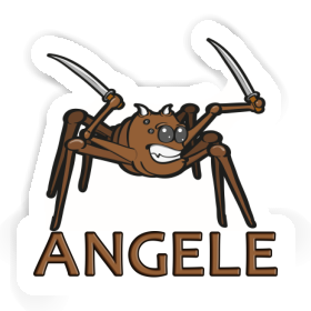 Sticker Fighting Spider Angele Image