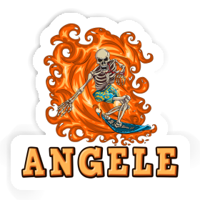 Sticker Angele Surfer Image