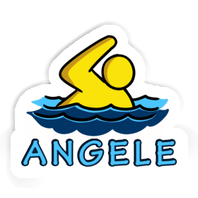 Angele Sticker Swimmer Image