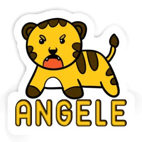 Sticker Angele Baby Tiger Image