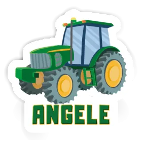 Sticker Angele Tractor Image