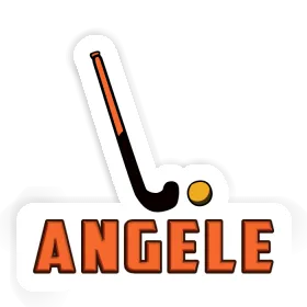 Sticker Floorball Stick Angele Image