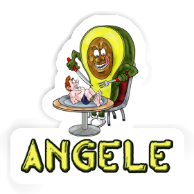 Angele Sticker Avocado Image