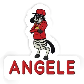 Sticker Angele Zebra Image