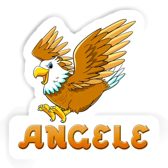 Autocollant Aigle Angele Laptop Image