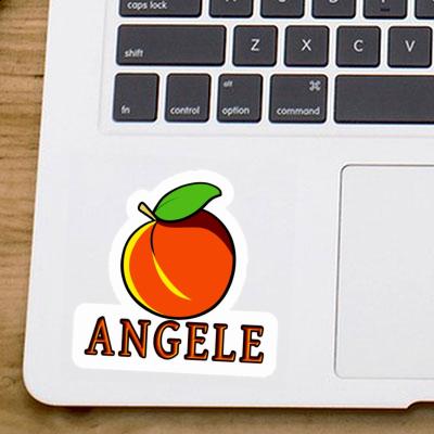 Angele Sticker Apricot Notebook Image