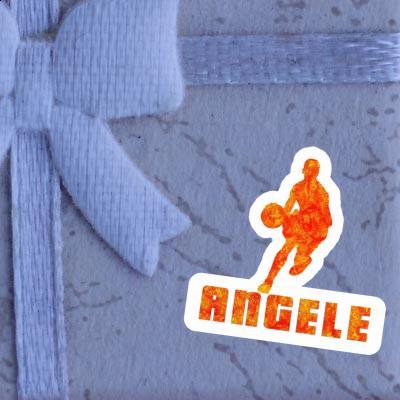 Sticker Angele Basketballspieler Gift package Image