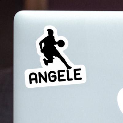 Autocollant Joueuse de basket-ball Angele Notebook Image