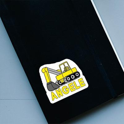 Sticker Angele Excavator Laptop Image