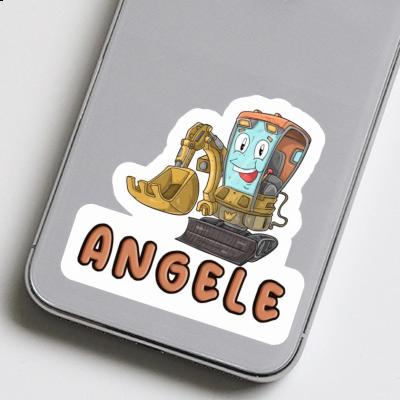 Sticker Angele Excavator Image