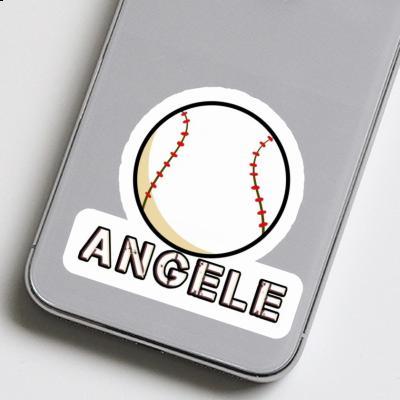 Baseball Autocollant Angele Laptop Image