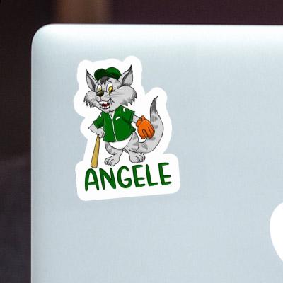 Sticker Baseball Cat Angele Gift package Image