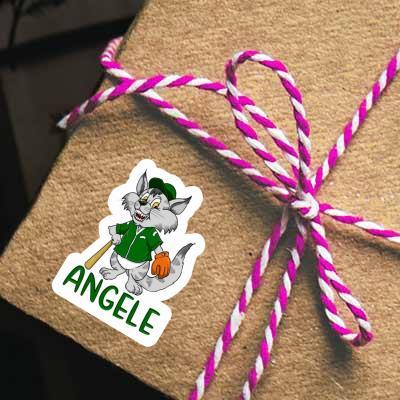 Sticker Baseball Cat Angele Gift package Image