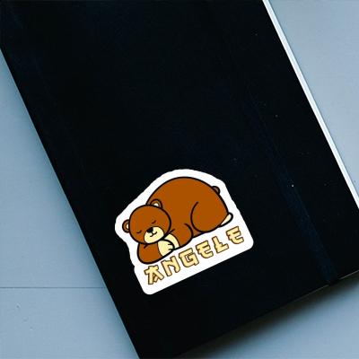 Bear Sticker Angele Notebook Image