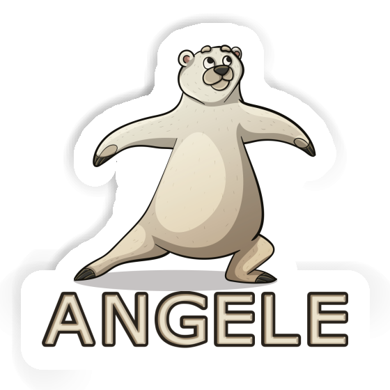 Bear Sticker Angele Notebook Image