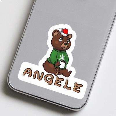 Christmas Bear Sticker Angele Notebook Image