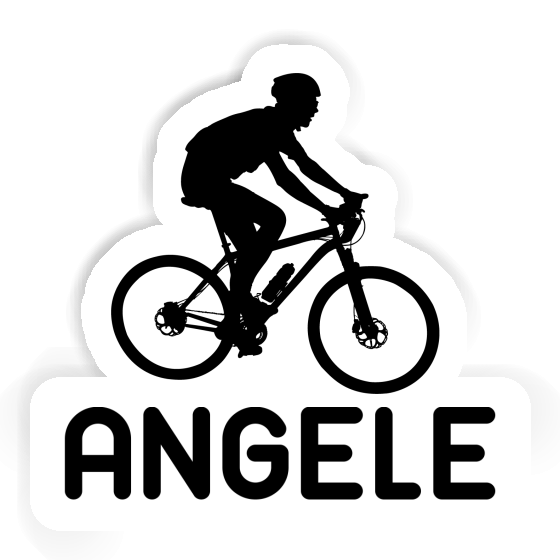 Biker Sticker Angele Laptop Image