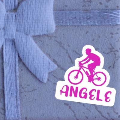 Sticker Biker Angele Laptop Image