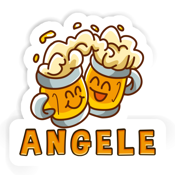 Angele Sticker Beer Laptop Image