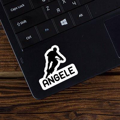 Angele Sticker Biker Laptop Image