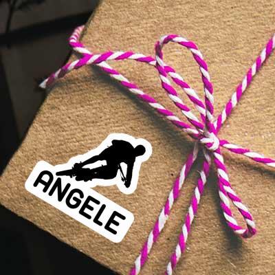 Angele Sticker Biker Notebook Image