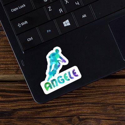 Sticker Biker Angele Notebook Image