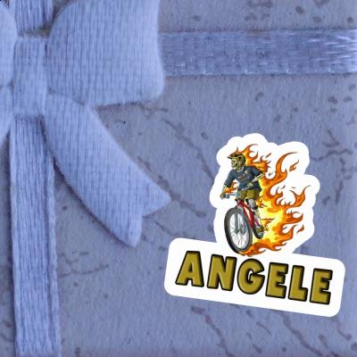 Sticker Biker Angele Notebook Image