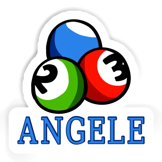 Sticker Billiard Ball Angele Gift package Image