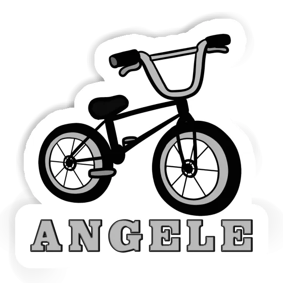 Sticker Angele BMX Laptop Image