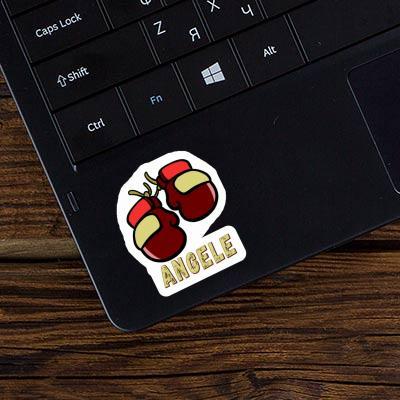 Sticker Boxing Glove Angele Notebook Image