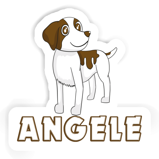 Spaniel Aufkleber Angele Notebook Image