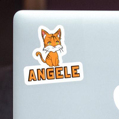 Sticker Angele Cat Notebook Image