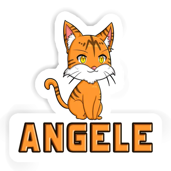 Sticker Angele Cat Gift package Image