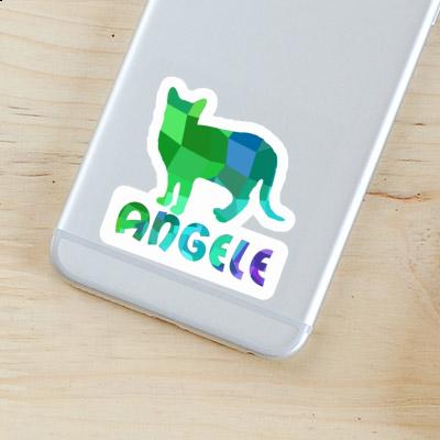 Angele Sticker Cat Laptop Image