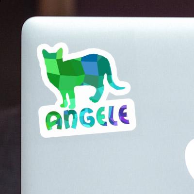 Angele Sticker Cat Notebook Image