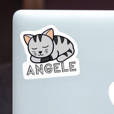 Autocollant Angele Chat Notebook Image