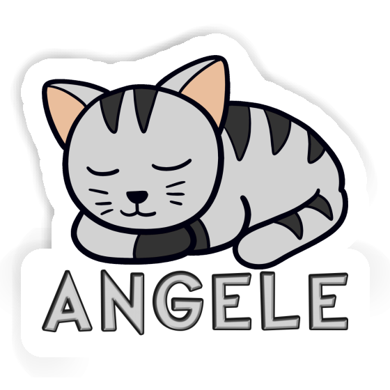 Sticker Angele Cat Image