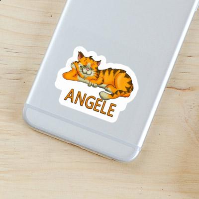 Autocollant Angele Chat Notebook Image