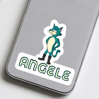 Standing Cat Sticker Angele Gift package Image