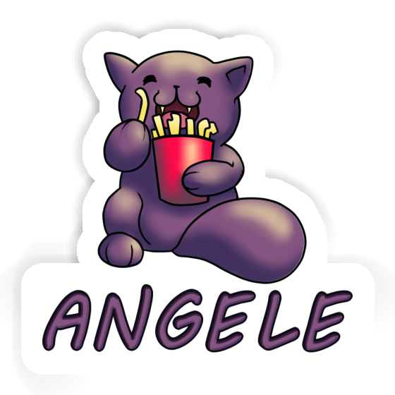 Cat Sticker Angele Notebook Image