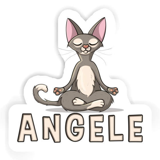 Sticker Yoga Angele Image