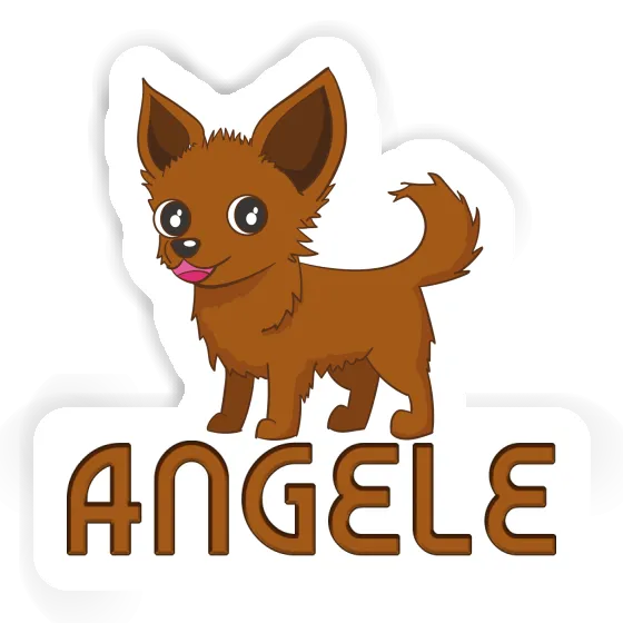 Sticker Angele Chihuahua Notebook Image