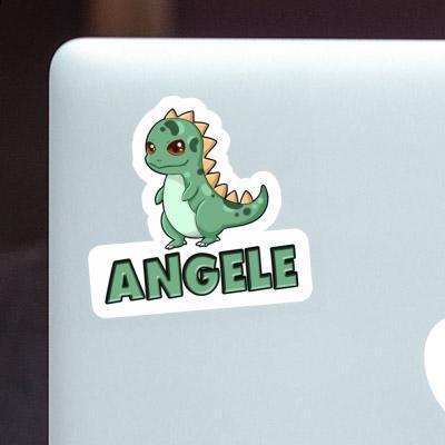 Dino Sticker Angele Notebook Image