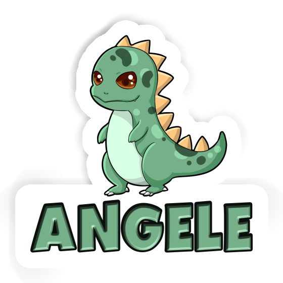 Dino Sticker Angele Laptop Image